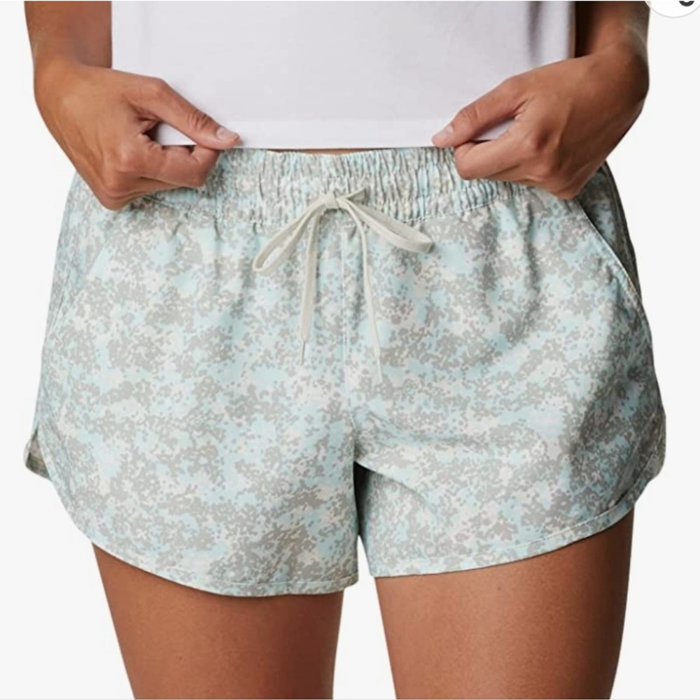 Columbia Women's Bogata Bay Stretch Printed Short plus size 3X new